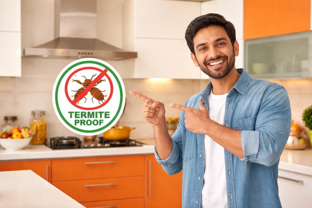 Termite resistant uPVC kitchen